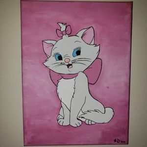Handpainted cat
